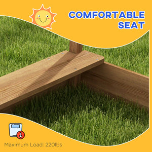 backyard sandbox with canopy and storage