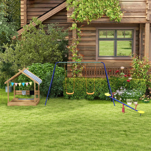 sandbox with adjustable canopy for sun protection