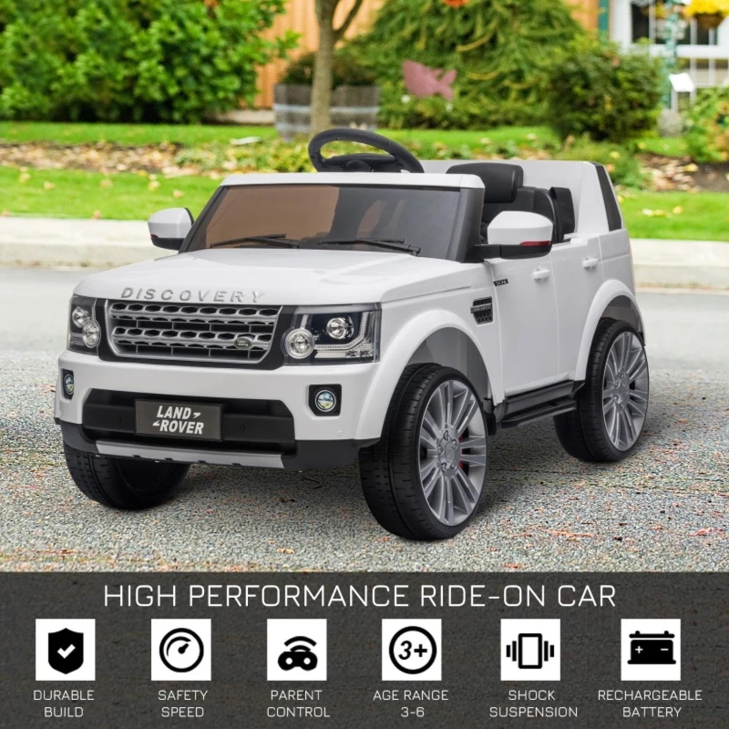12V Battery Powered Kids Landrover Discovery4 Ride On Toy