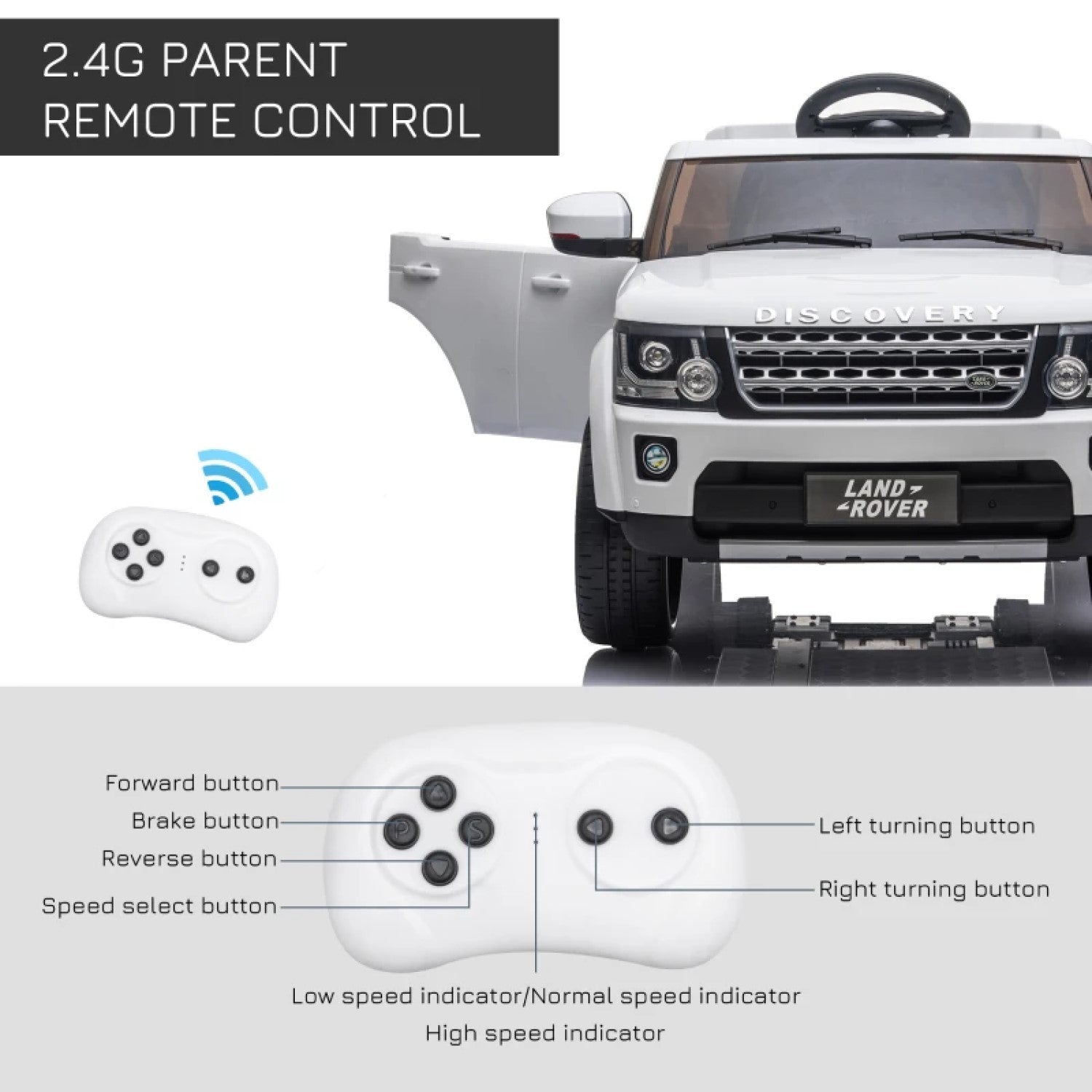 12V Battery Powered Kids Landrover Discovery4 Ride On Toy