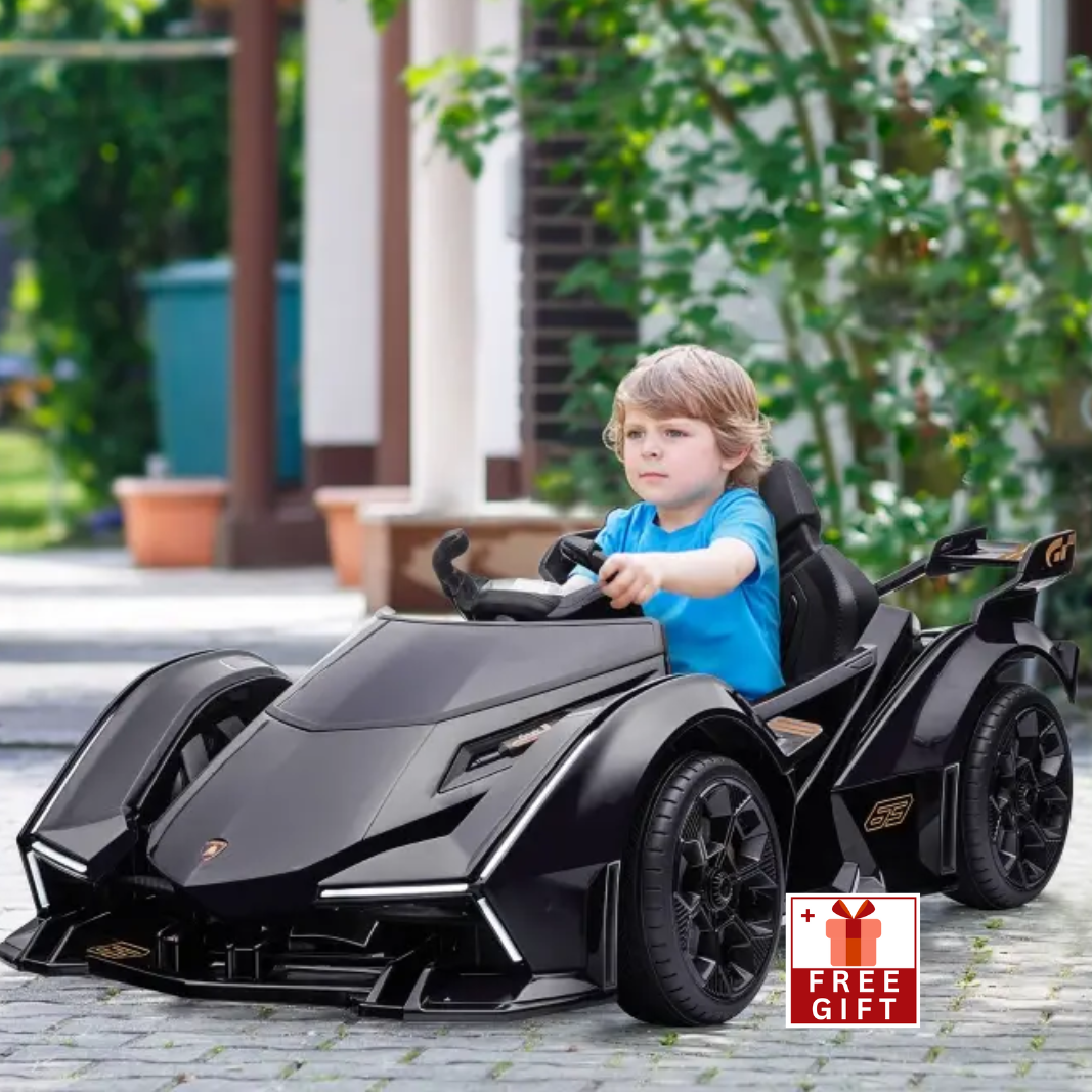 12V Electric Ride-on Car, Licensed Lamborghini V12 Vision Gran Turismo