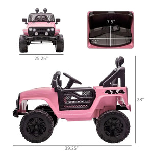 Pink power wheels jeep