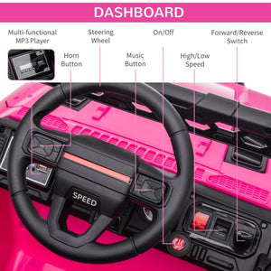 Pink power wheels truck