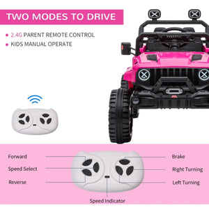 Pink power wheels truck