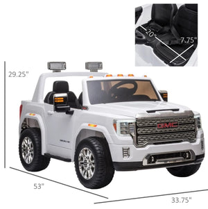 12V Licensed GMC Sierra HD Battery Kids Ride On Car