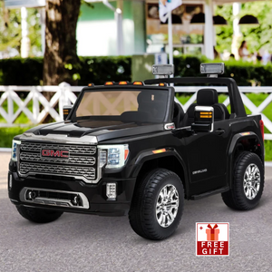 12V Licensed GMC Sierra HD Battery Kids Ride On Car