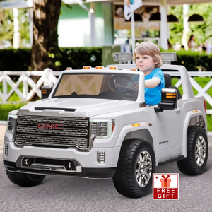 12V Licensed GMC Sierra HD Battery Kids Ride On Car