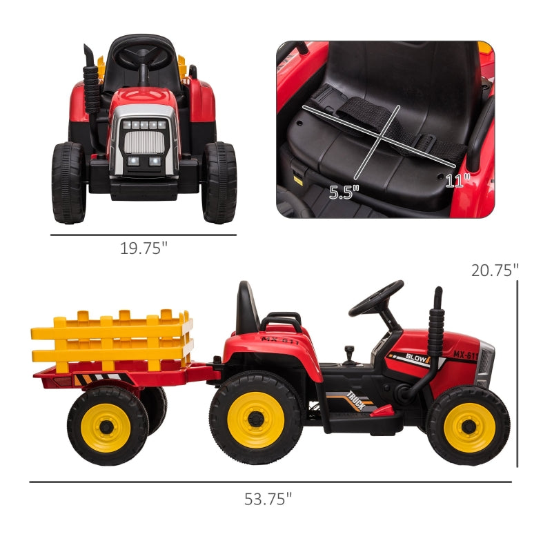 Ride on Tractors for kids ages 3-6 Red