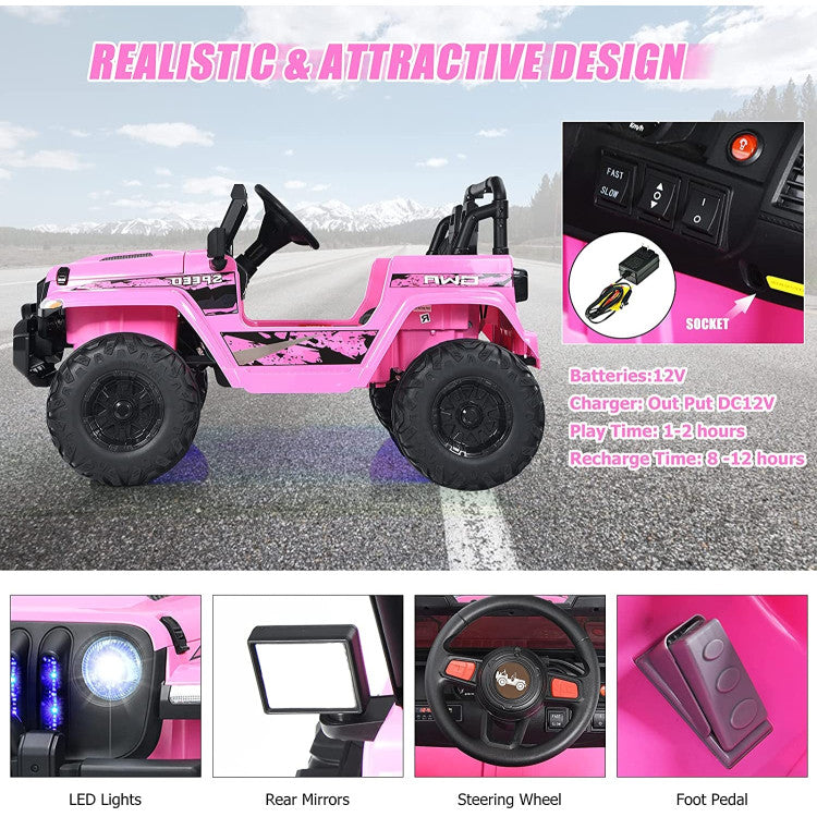 remote control barbie jeep