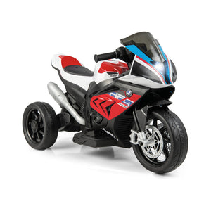 12V Licensed BMW Ride-On Motorcycle for Kids, Electric Toy Bike for Ages 3-8