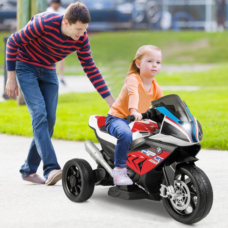 12V Licensed BMW Ride-On Motorcycle for Kids, Electric Toy Bike for Ages 3-8