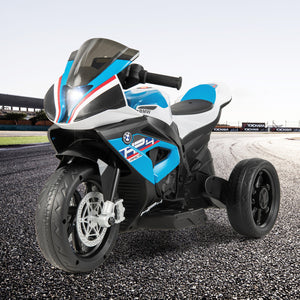 12V Licensed BMW Ride-On Motorcycle for Kids, Electric Toy Bike for Ages 3-8