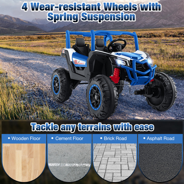 2-Seater Kids UTV Ride-On with 2.4G Remote Control – Perfect for Children Ages 3+