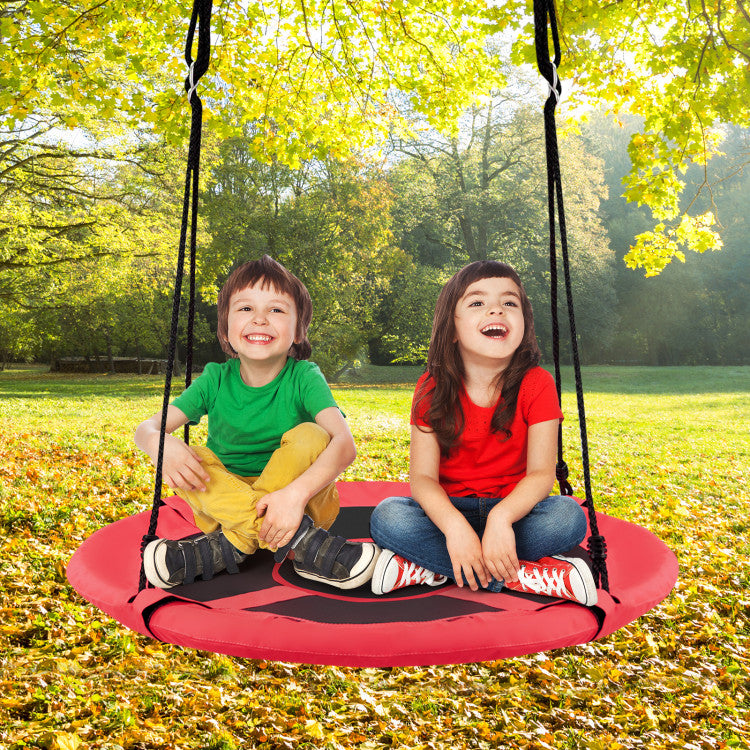 2-in-1 40-Inch Kids Hanging Chair and Detachable Swing Tent for Outdoor Fun