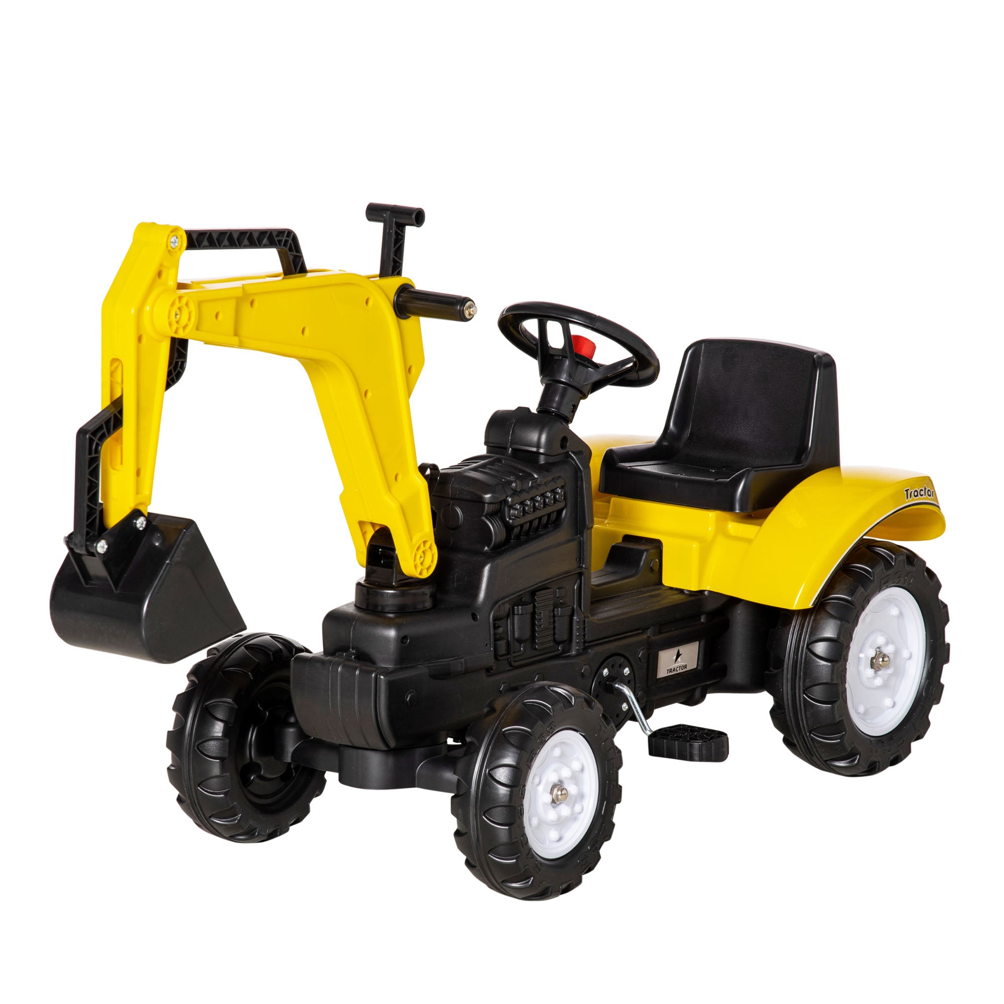 Battery powered 24v electric ride on tractor