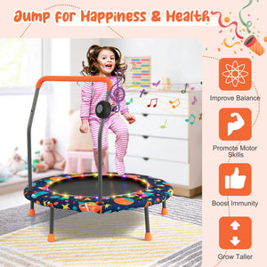 Trampoline easy assembly with self-locking system