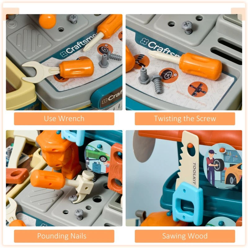 Kids Workbench Toy Playset