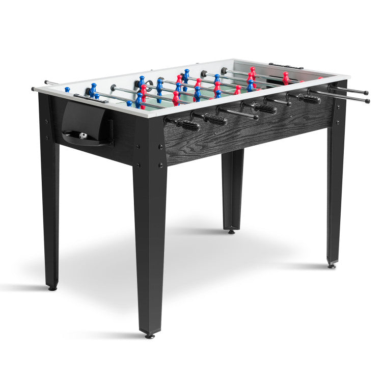48" Competition-Size Wooden Foosball Table for Home Recreation and Family Fun