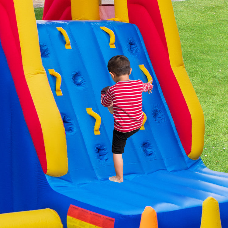 inflatable bounce house with blower