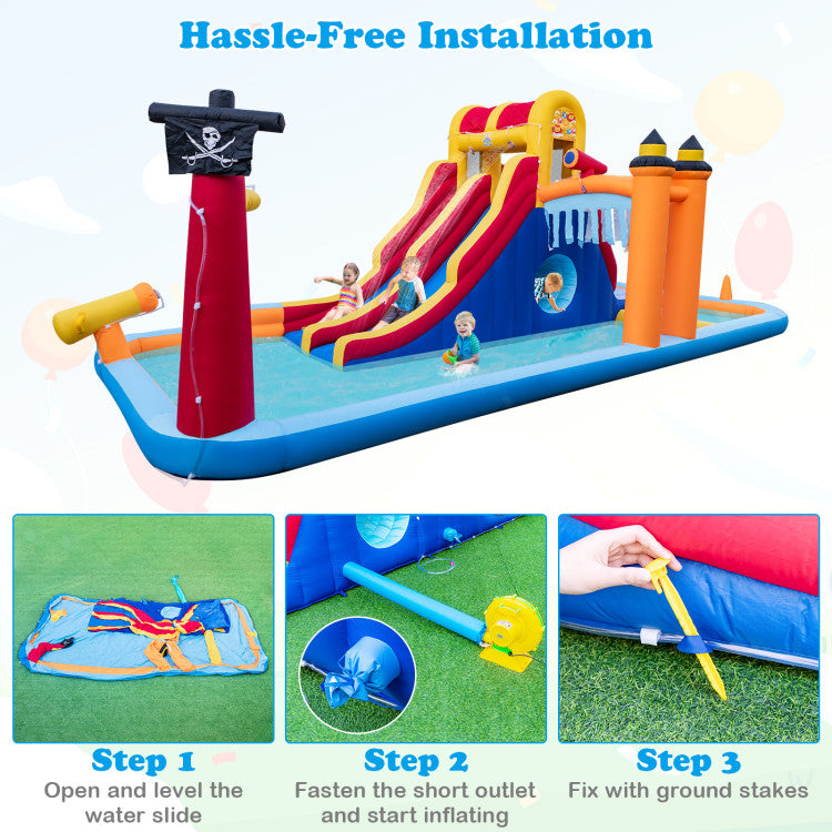 inflatable bounce house with blower
