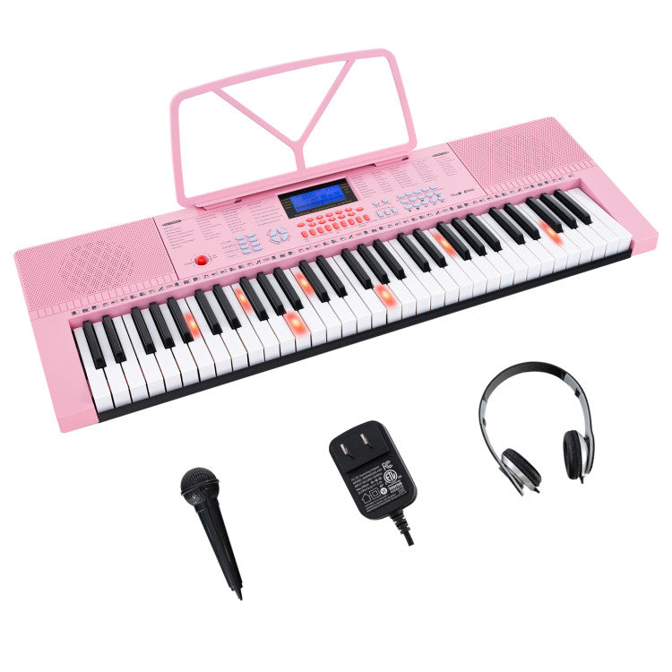 61-Key Electric Piano Keyboard for Beginners - Ideal for Practice & Learning