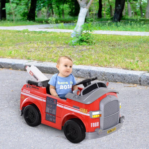 6V Electric Ride-On Fire Truck