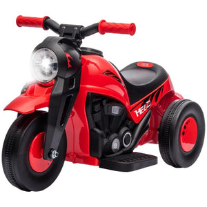 6V Kids Electric Ride-On Motorcycle with Bubbles, 3 Wheels, LED Headlight & Music