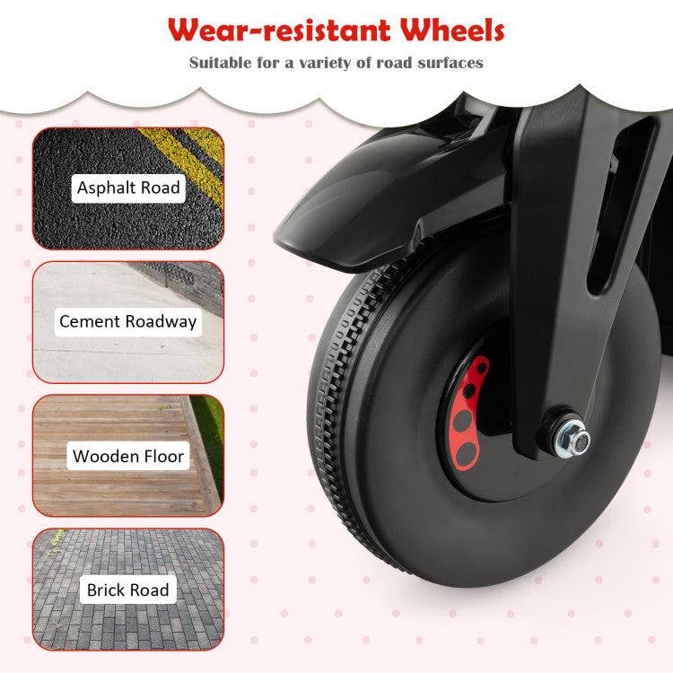 6V Kids Electric Ride-On Motorcycle with Bubble Maker, Music, and LED Lights
