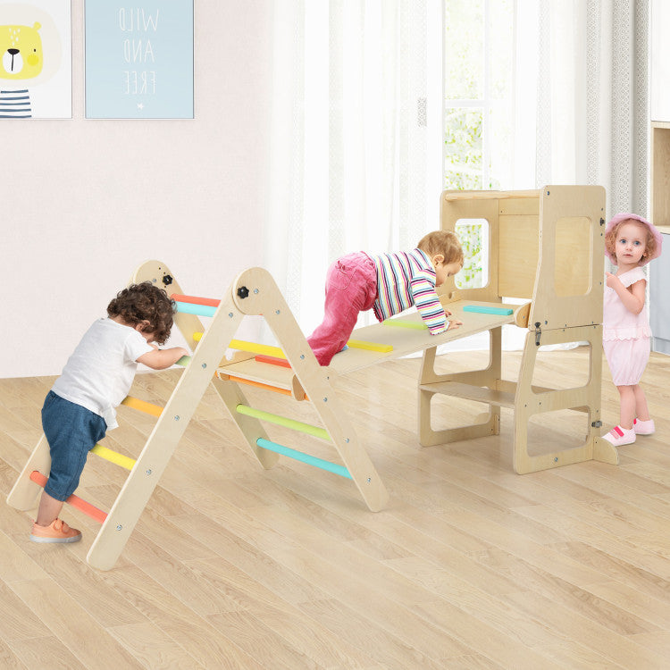 7-in-1 Toddler Climbing Toy Table & Chair Set for Kids Aged 3-14 | Boys & Girls