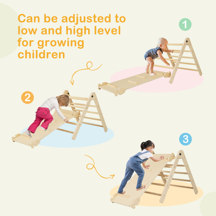 7-in-1 Indoor Climbing Toys for Toddlers – Multi-Play Set with Reversible Ramp