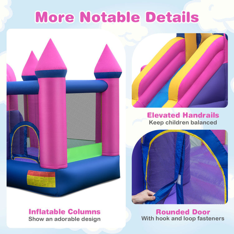 pink bounce house for big kids