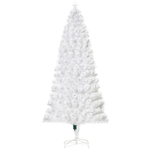 7ft Tall Artificial Christmas Tree with 280 Multi-Color Fiber Optic LED Lights