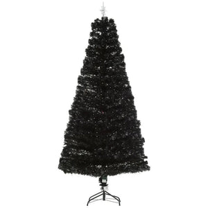 7ft Tall Artificial Christmas Tree with 280 Multi-Color Fiber Optic LED Lights