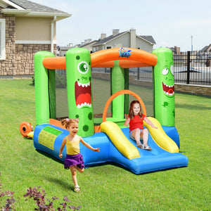 inflatable bounce house with blower