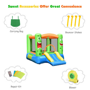 inflatable bounce house with blower