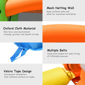 inflatable bounce house with blower