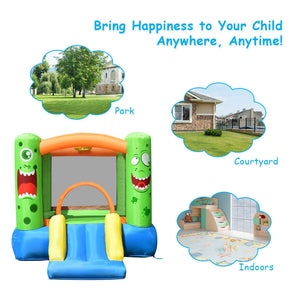 inflatable bounce house with blower
