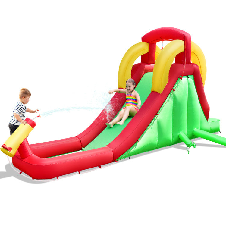 inflatable bounce house water slide