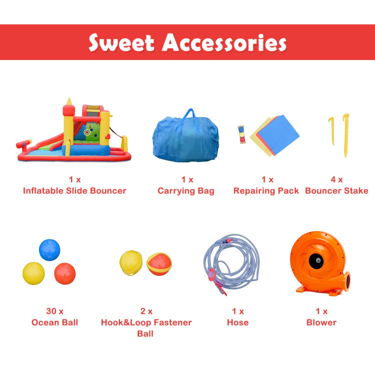 bounce house for kids 3-10 large