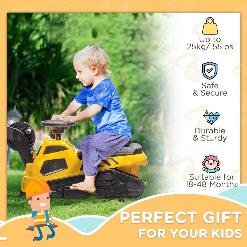 3 in 1 Ride on Tractor, Steam Roller, Excavator and Bulldozer