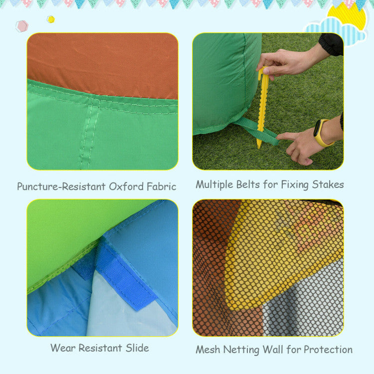 bounce house water slide combo