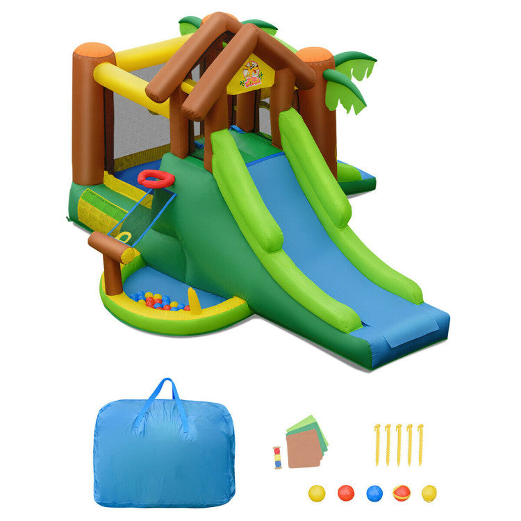bounce house water slide combo