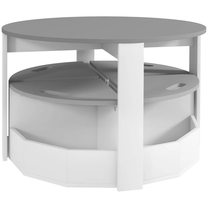Kids Table and Chairs Set with Storage - 5 Piece Art, Craft, Drawing for Playroom & Nursery