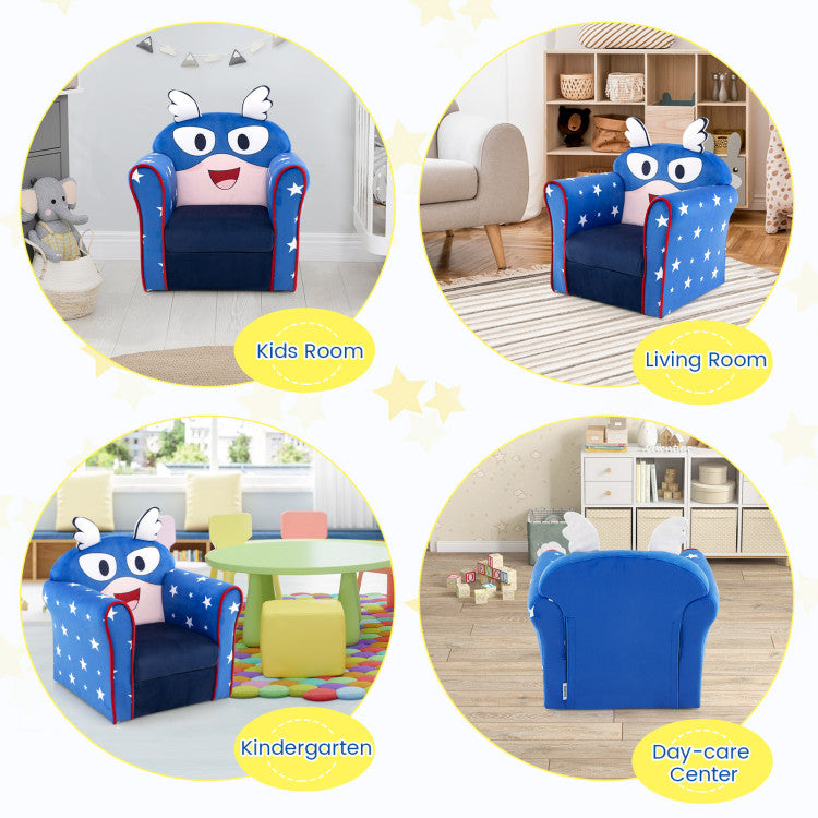 Kids Sofa with Armrests and Thick Cushion – Cozy, Durable Children's Furniture