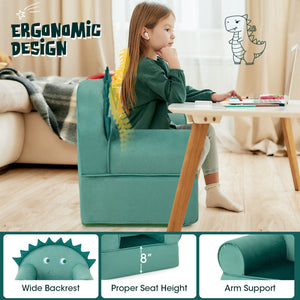 Kids Sofa with Armrests and Thick Cushion – Cozy, Durable Children's Furniture