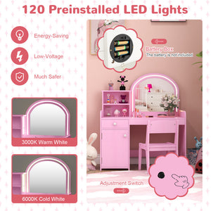 Pink Vanity Set for Kids