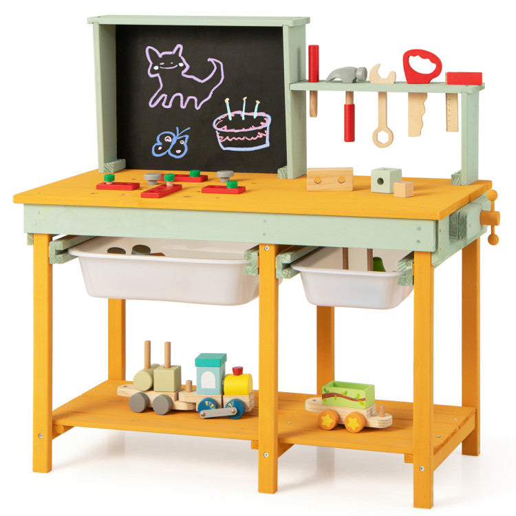 pretend play workbench for kids
