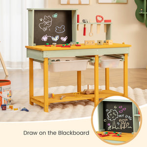 pretend play workbench for kids