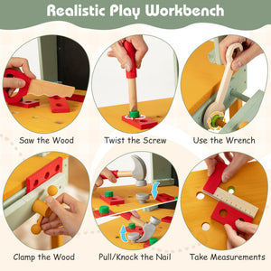 pretend play workbench for kids