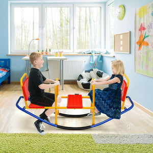 Outdoor Kids Seesaw Swivel Teeter Totter for Ages 3-8 | Fun Playground Equipment
